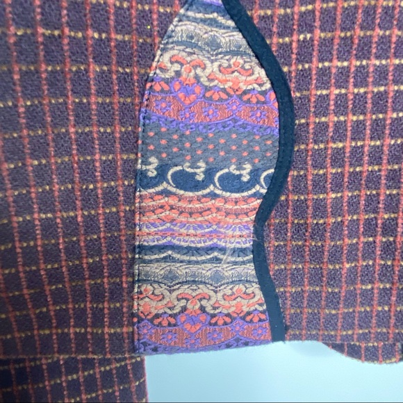 Canvasbacks || Wool Blend; Collared Blazer/Jacket with Texture Design; Size S - Picture 10 of 14